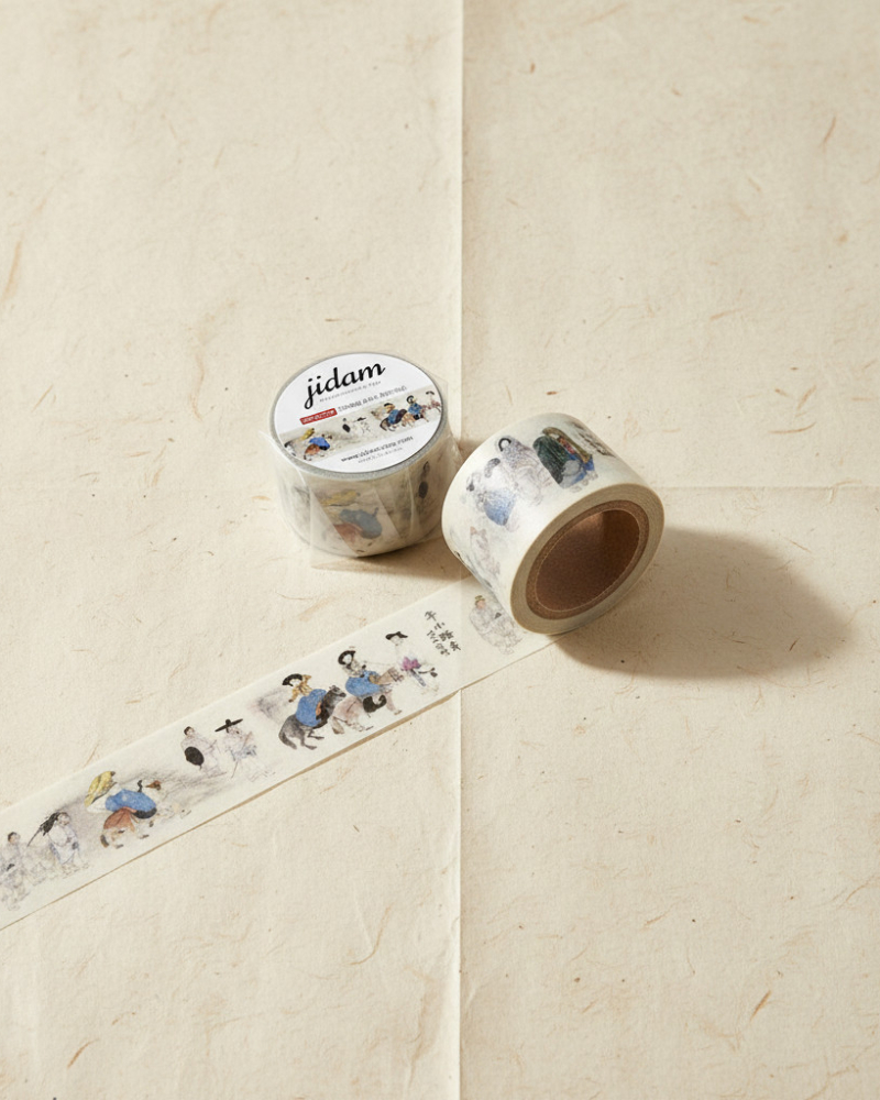 SINABRO THE SUP Hyewon Pungsokdo Washi Tape -Meeting