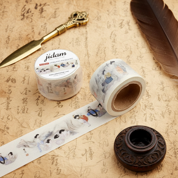 SINABRO THE SUP Hyewon Pungsokdo Washi Tape - Daily Life & Customs