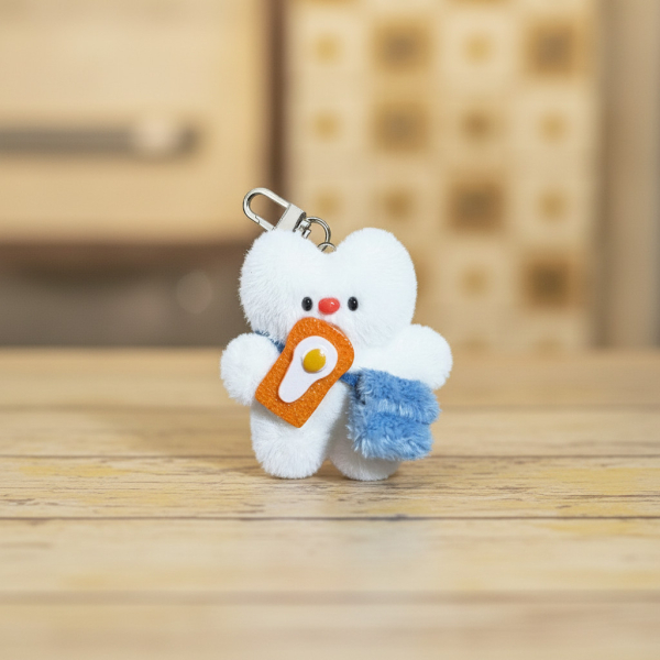 Tardy Kitty Keyring - Office Supplies