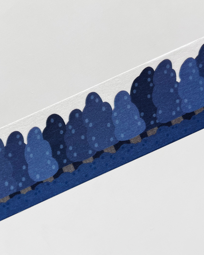 MIIYASHOP Night Forest Masking Tape - Office Supplies - View 1