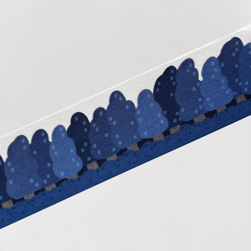 MIIYASHOP Night Forest Masking Tape - Office Supplies - View 1