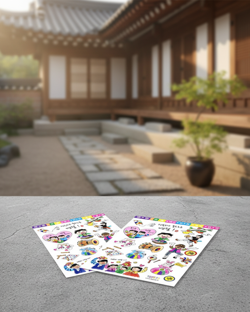 TOPKID Transparent Holiday Stickers 2sheet - Office Supplies - View 1