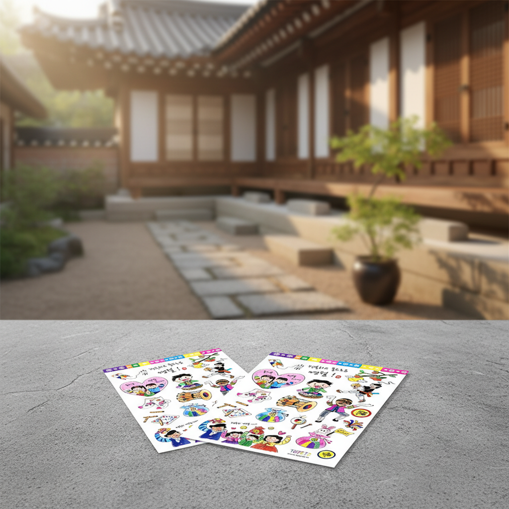 TOPKID Transparent Holiday Stickers 2sheet - Office Supplies - View 1