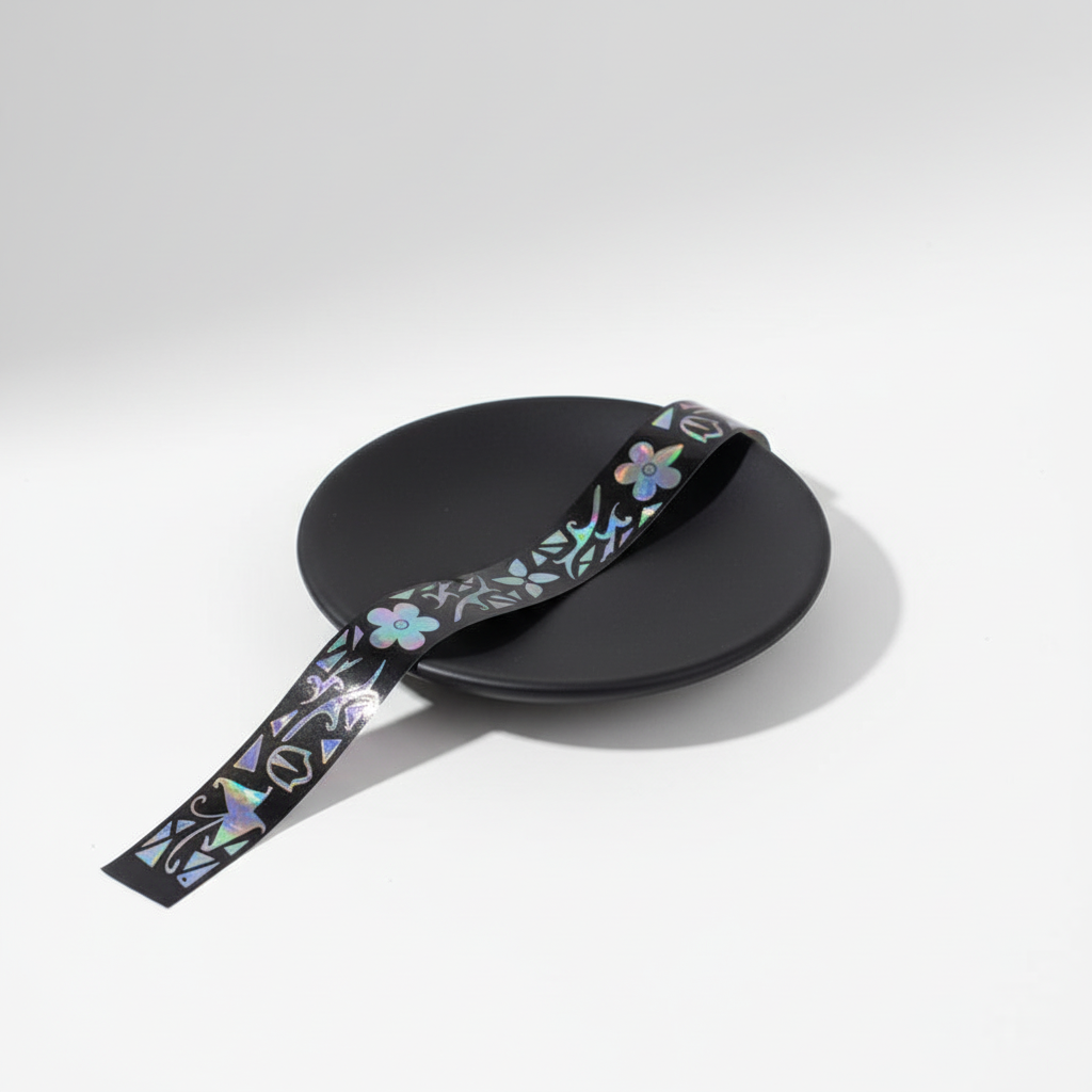 MEAHART Flower Mother-of-Pearl Masking Tape 1M - Washi Tape - View 1