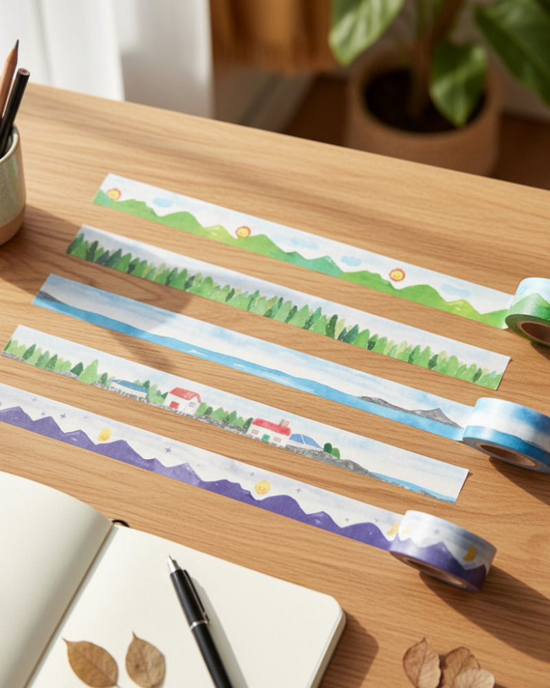 DALPAPER  Landscape Masking Tape 5type - Washi Tape