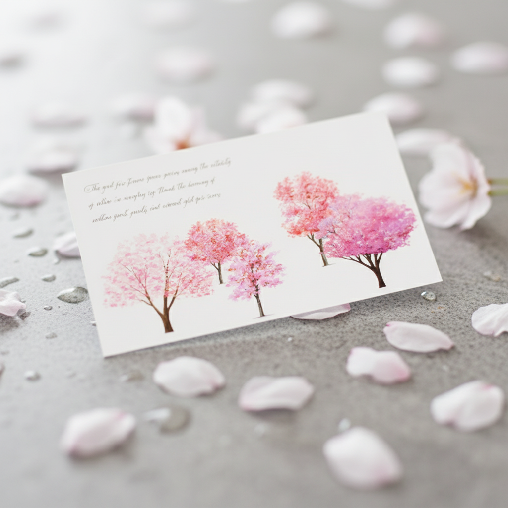 Appree Forest Sticker Pink Tree - Office Supplies