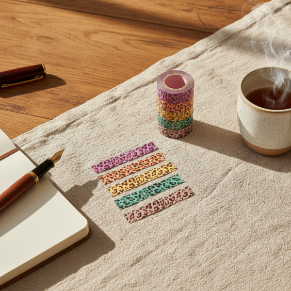 DALPAPER Leopard Print Masking Tape - Washi Tape