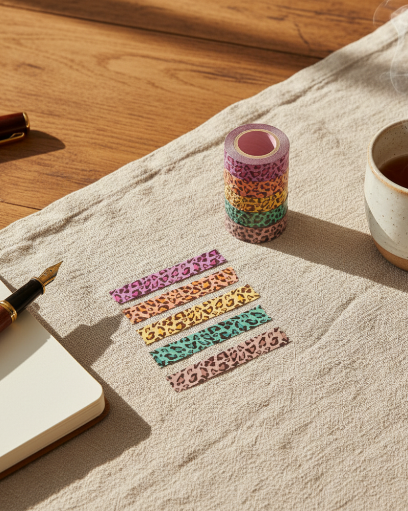 DALPAPER Leopard Print Masking Tape - Washi Tape