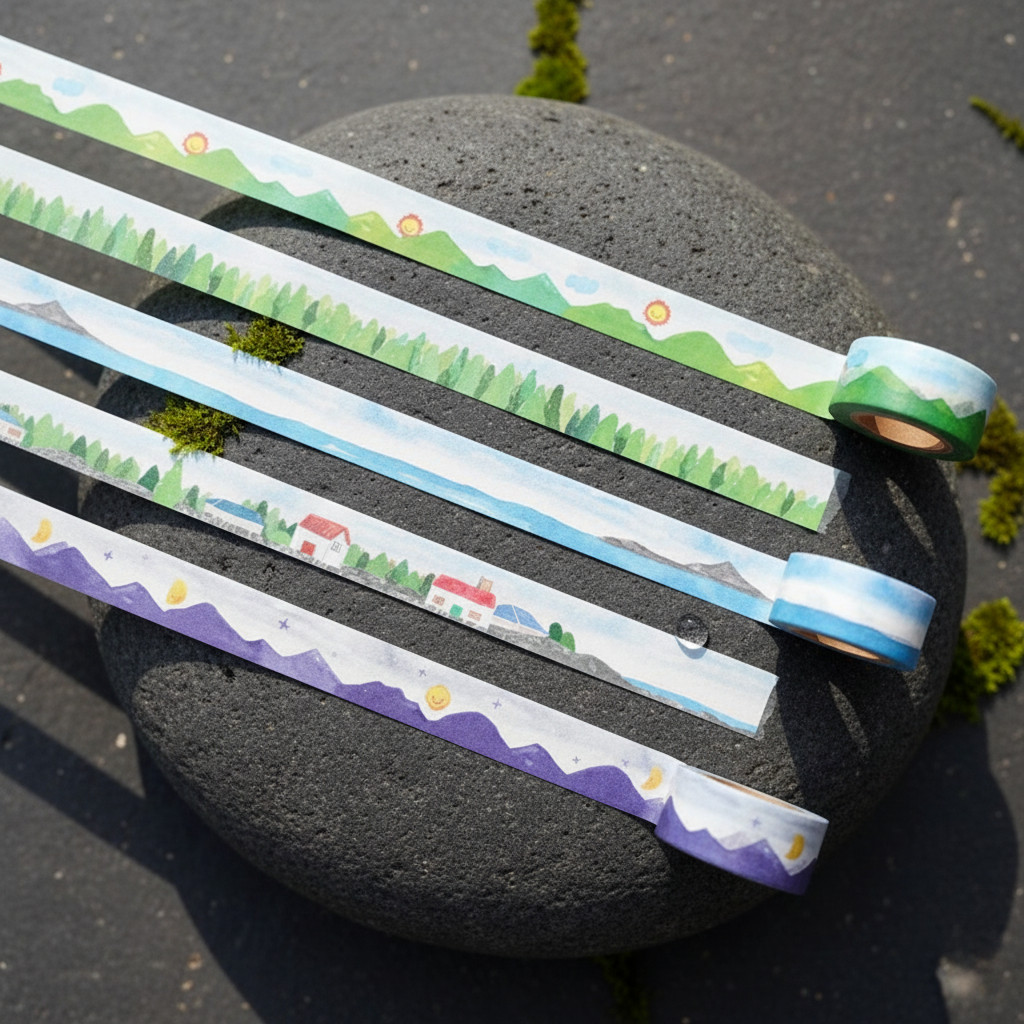 DALPAPER  Landscape Masking Tape 5type - Washi Tape - View 1