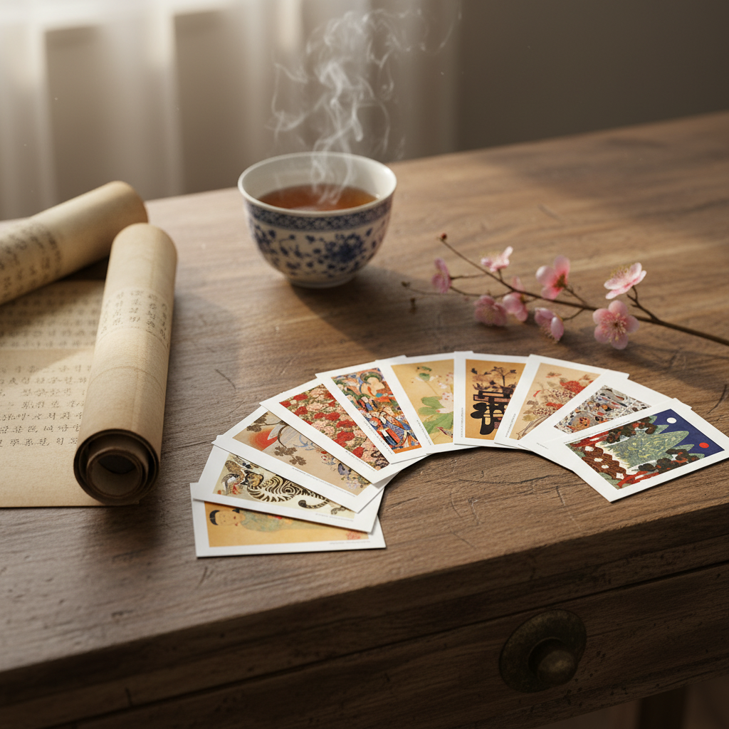 Premium Gallery Minhwa Postcard (Small) - Office Supplies