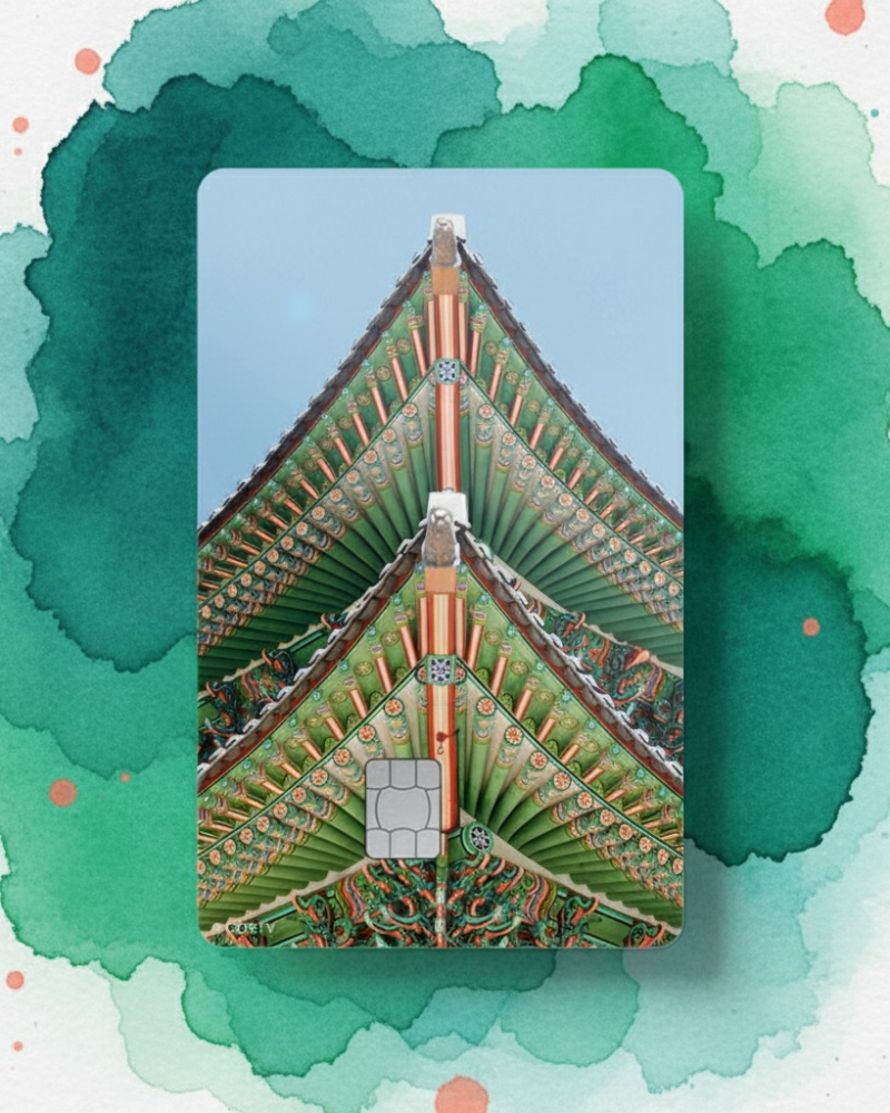 Korea Gwanghwamun Card Sticker Cover - etc