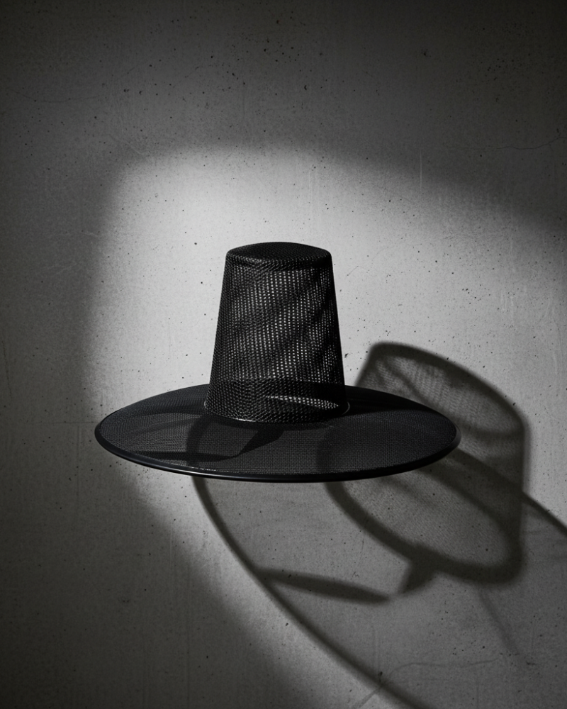 Traditional Korean Scholar Hat – Yangban Gat Black - Fashion Accessories - View 1