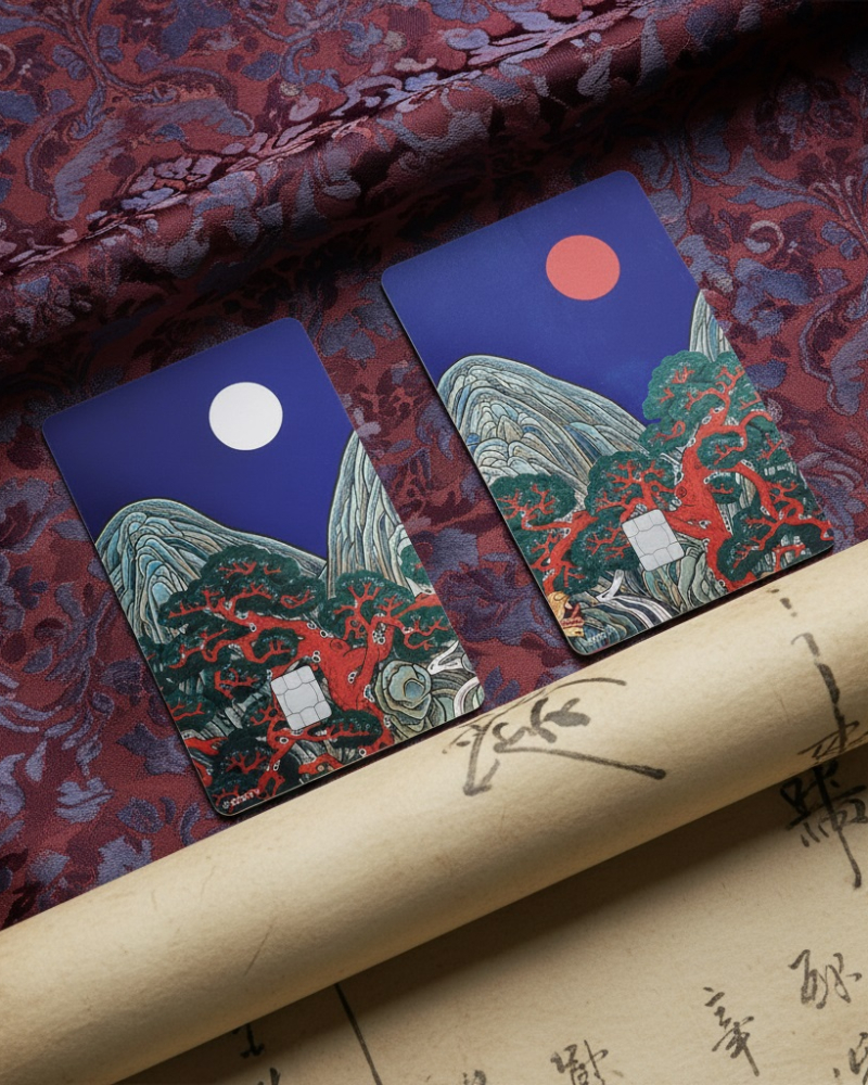 Korea Gyeongbokgung Ilwolobongdo Card Sticker Cover - etc - View 1