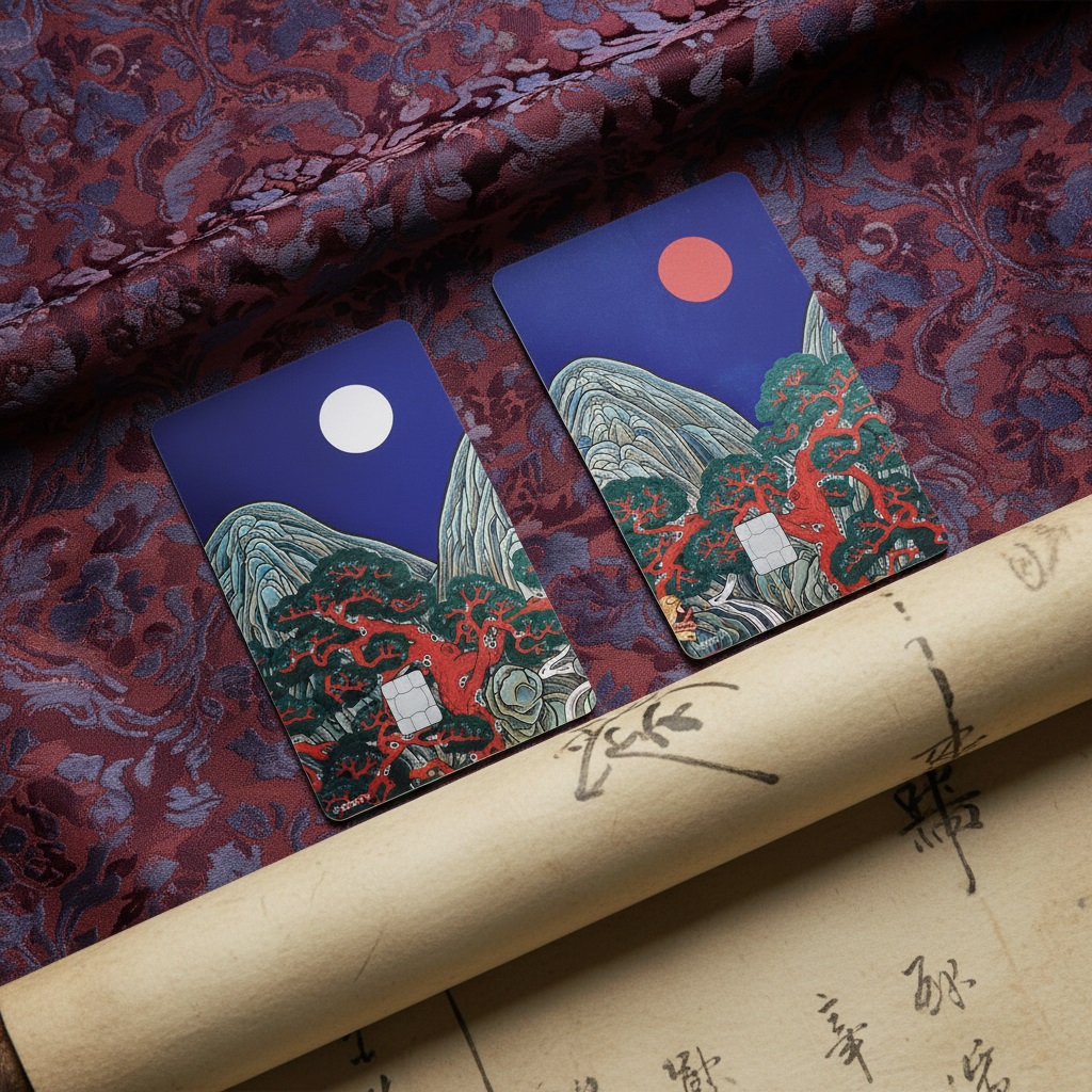 Korea Gyeongbokgung Ilwolobongdo Card Sticker Cover - etc - View 1