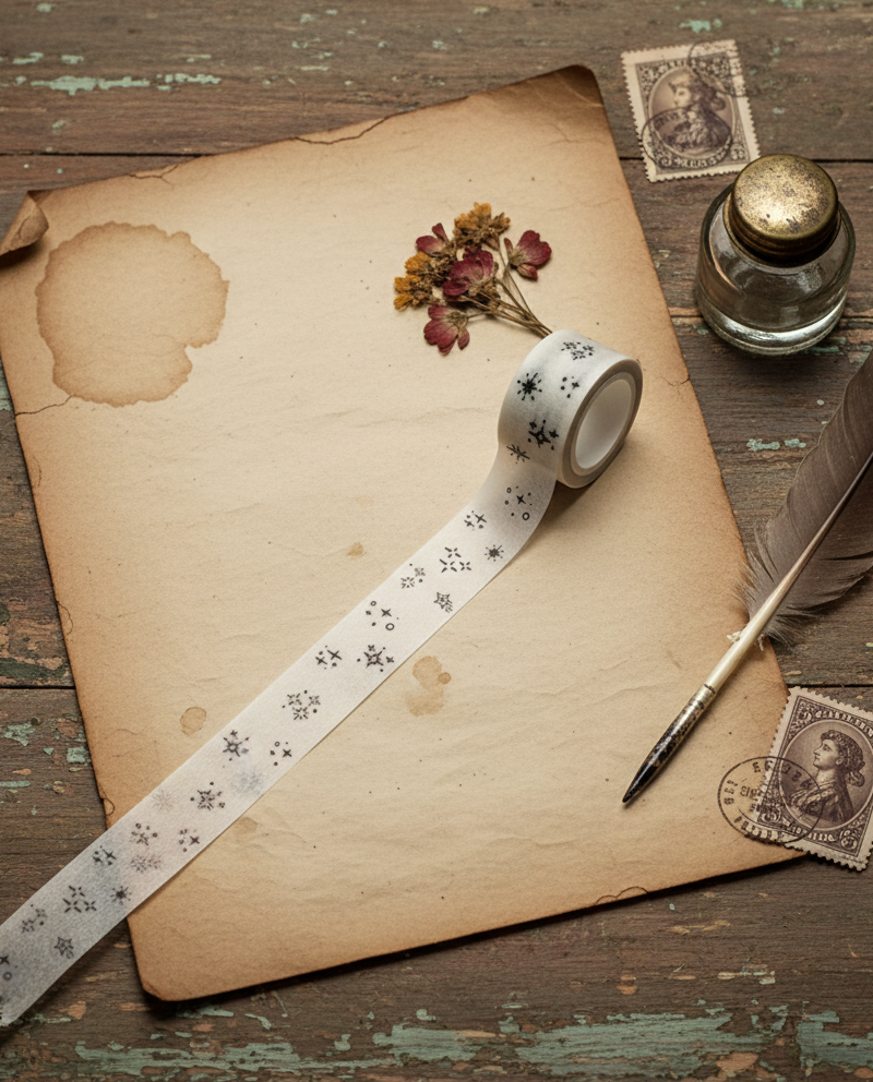 SHYMONSTER Black Coc Masking Tape - Washi Tape