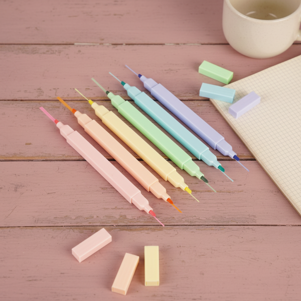 Appree Highlighter Rainbow Set - Office Supplies