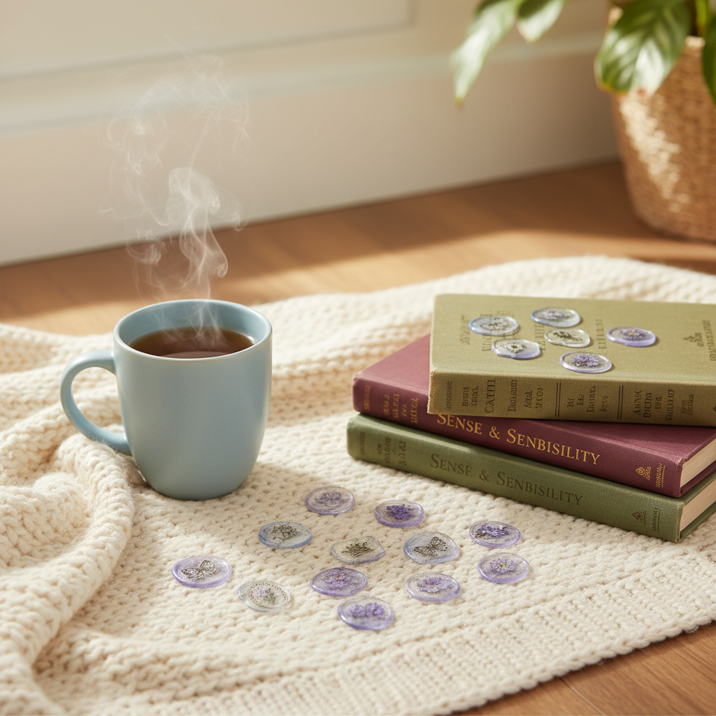 Appree Sealing Wax Sticker Pure Violet - Office Supplies