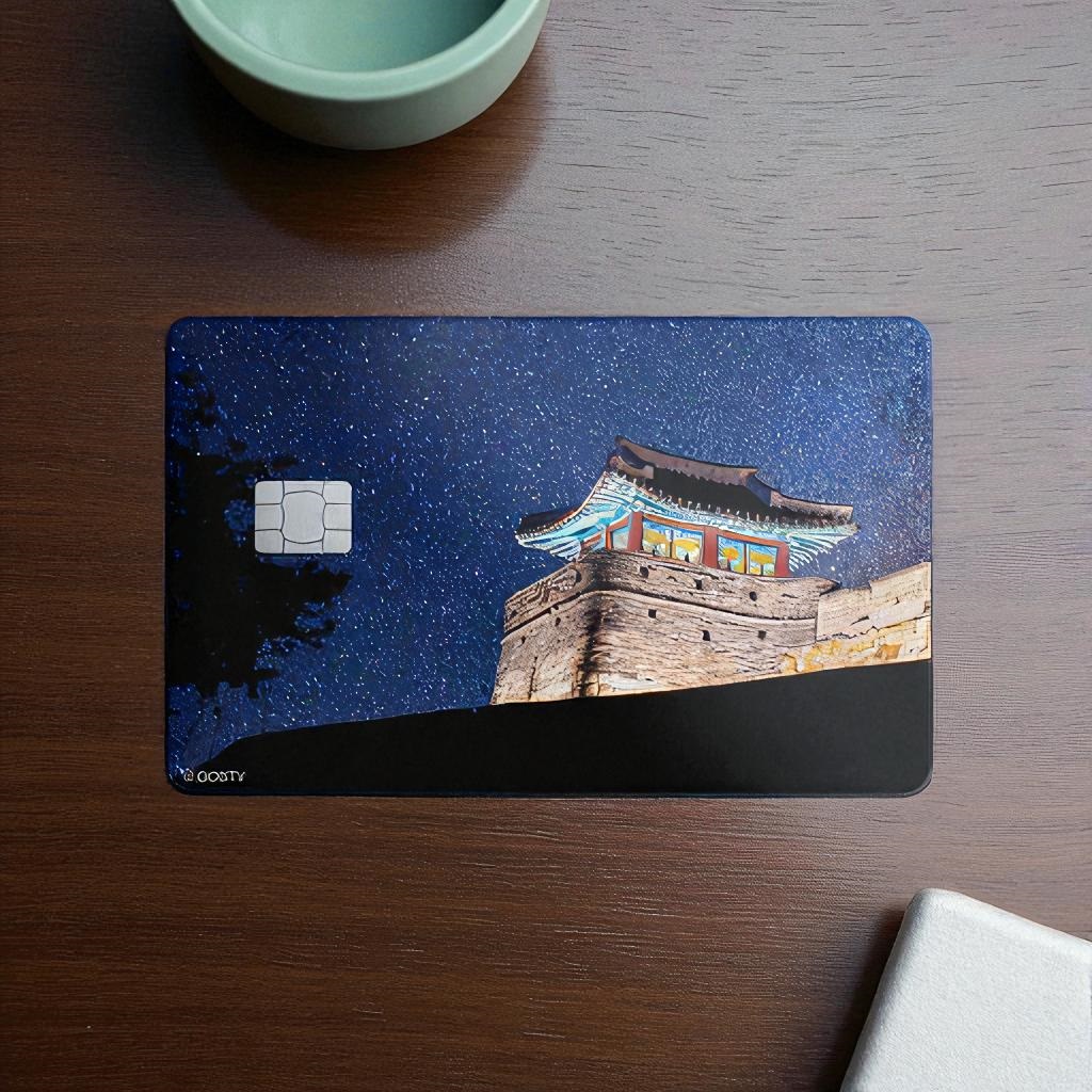 Korea Suwon Hwaseong Card Sticker Cover