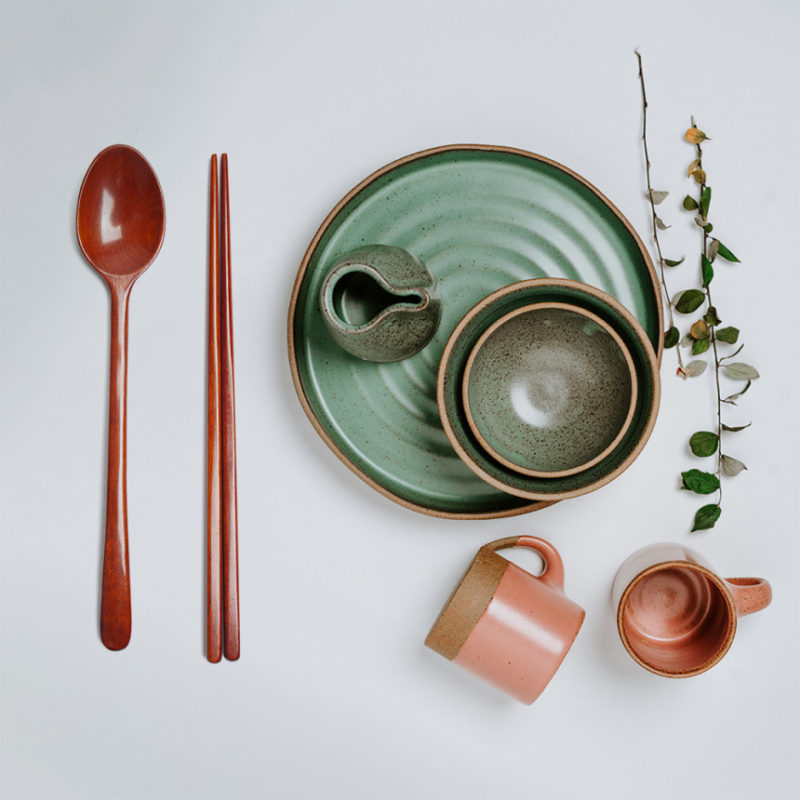 Alternative view of LEESHIN Ottchil Spoon Set for Two People Made in Korea