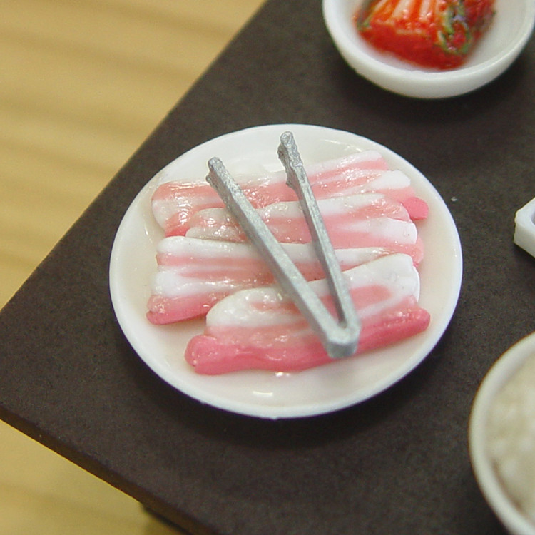 Miniature Table Decoration Samgyeopsal (Pork Belly)