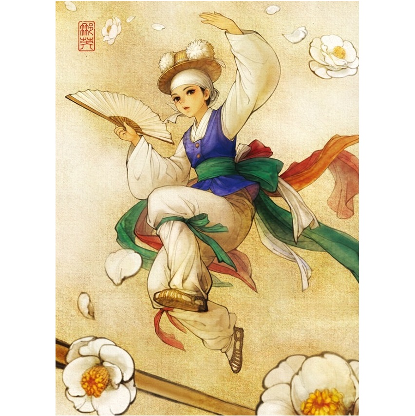 Korean Tightrope Walking Mini Jigsaw Puzzle 500 Pieces