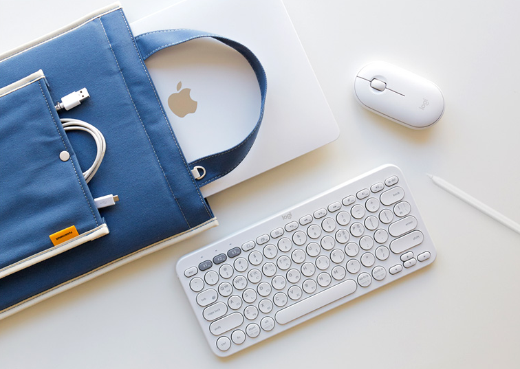 Alternative view of FUNNYMADE Canvas Strap Laptop Pouch iPad/11/13inches