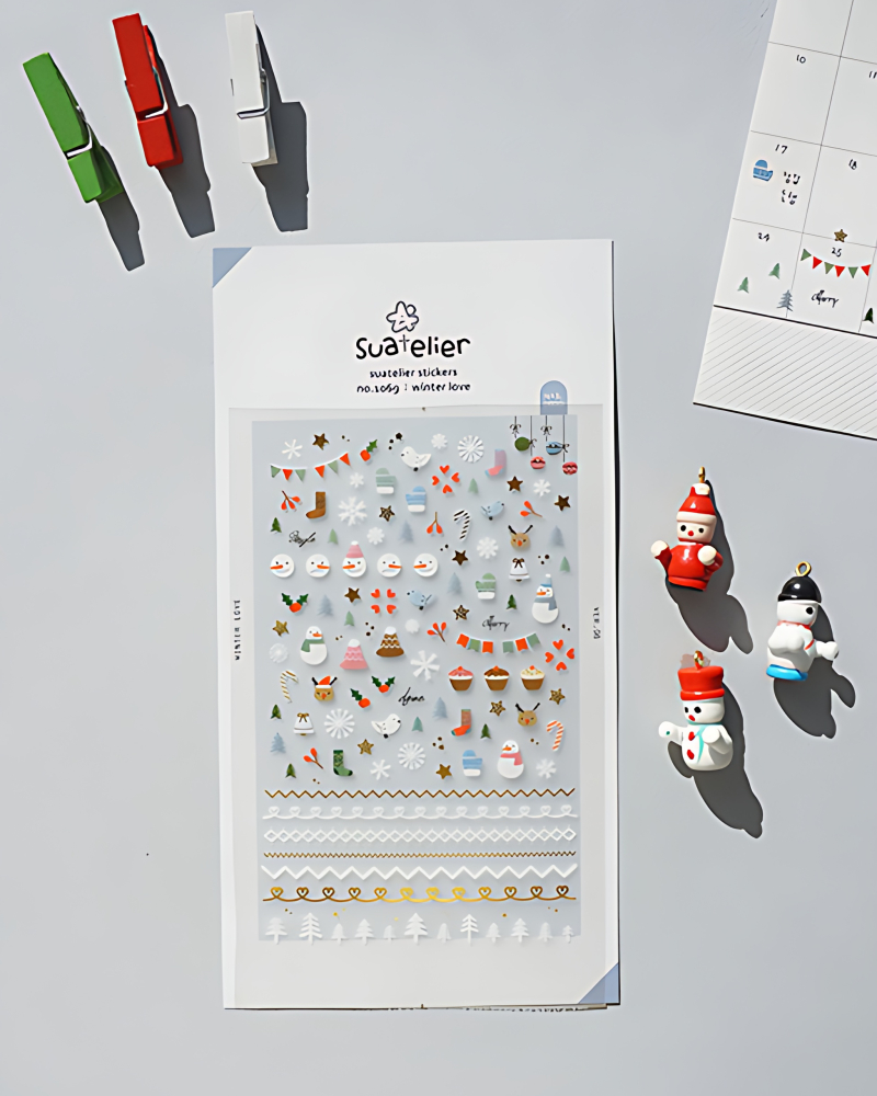 SUATELIER 1069 Winter Love 2sheets