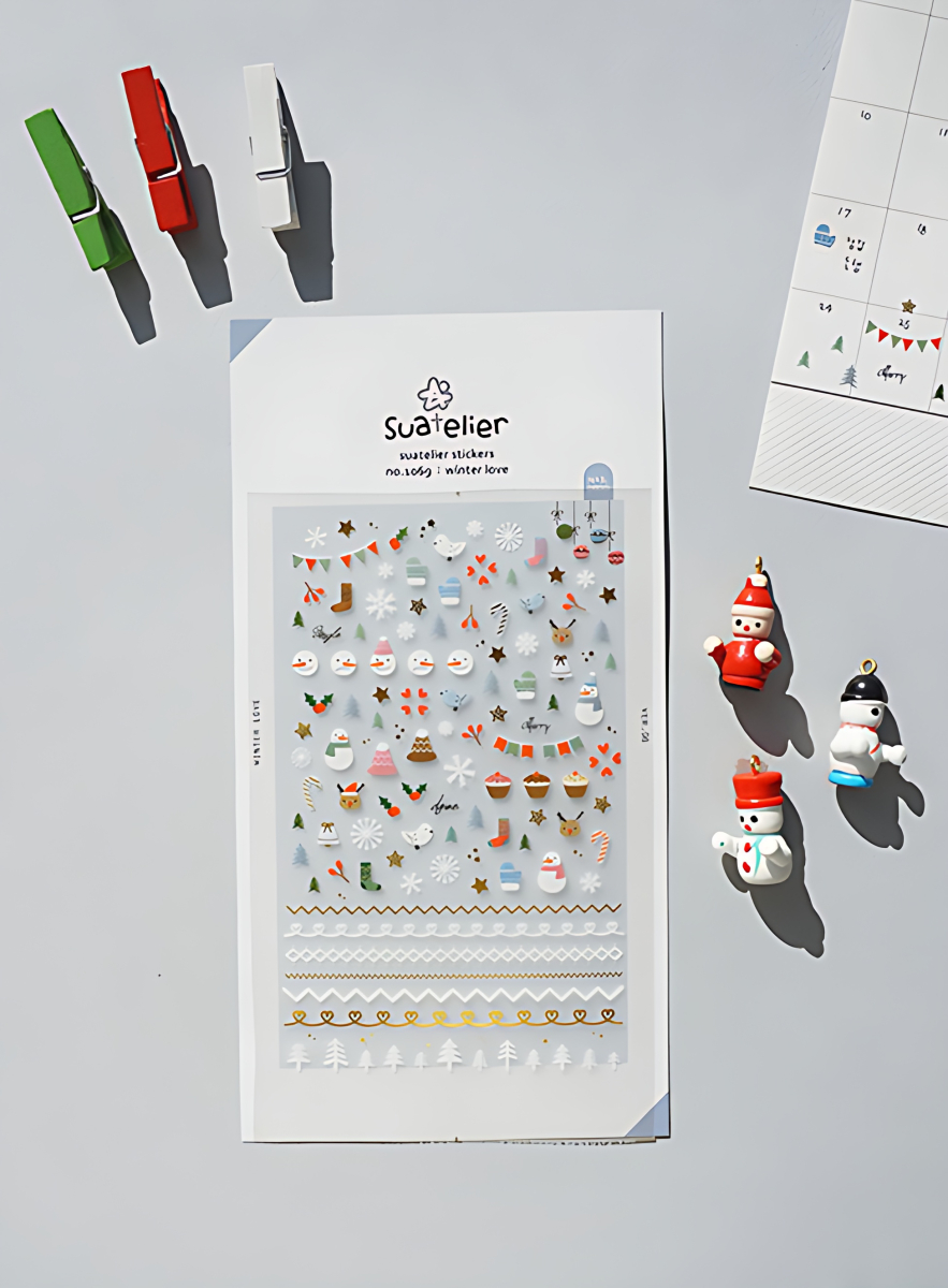 SUATELIER 1069 Winter Love 2sheets