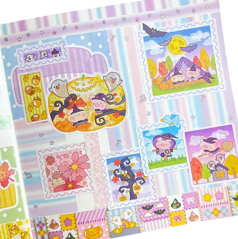 Alternative view of DEAR MY HA Quilt Fall Halloween Masking Tape