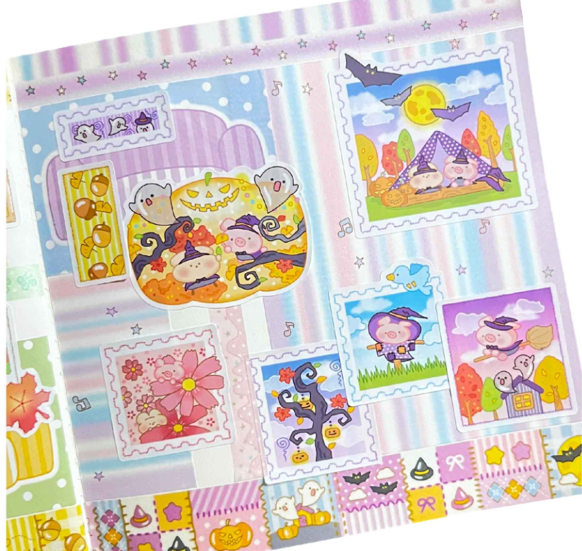 Alternative view of DEAR MY HA Quilt Fall Halloween Masking Tape