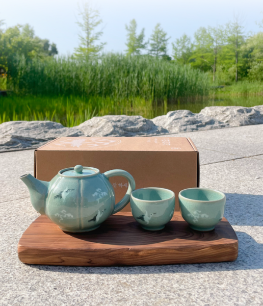 own korb Icheon Ceramic Masterpiece Pumpkin Tea Set