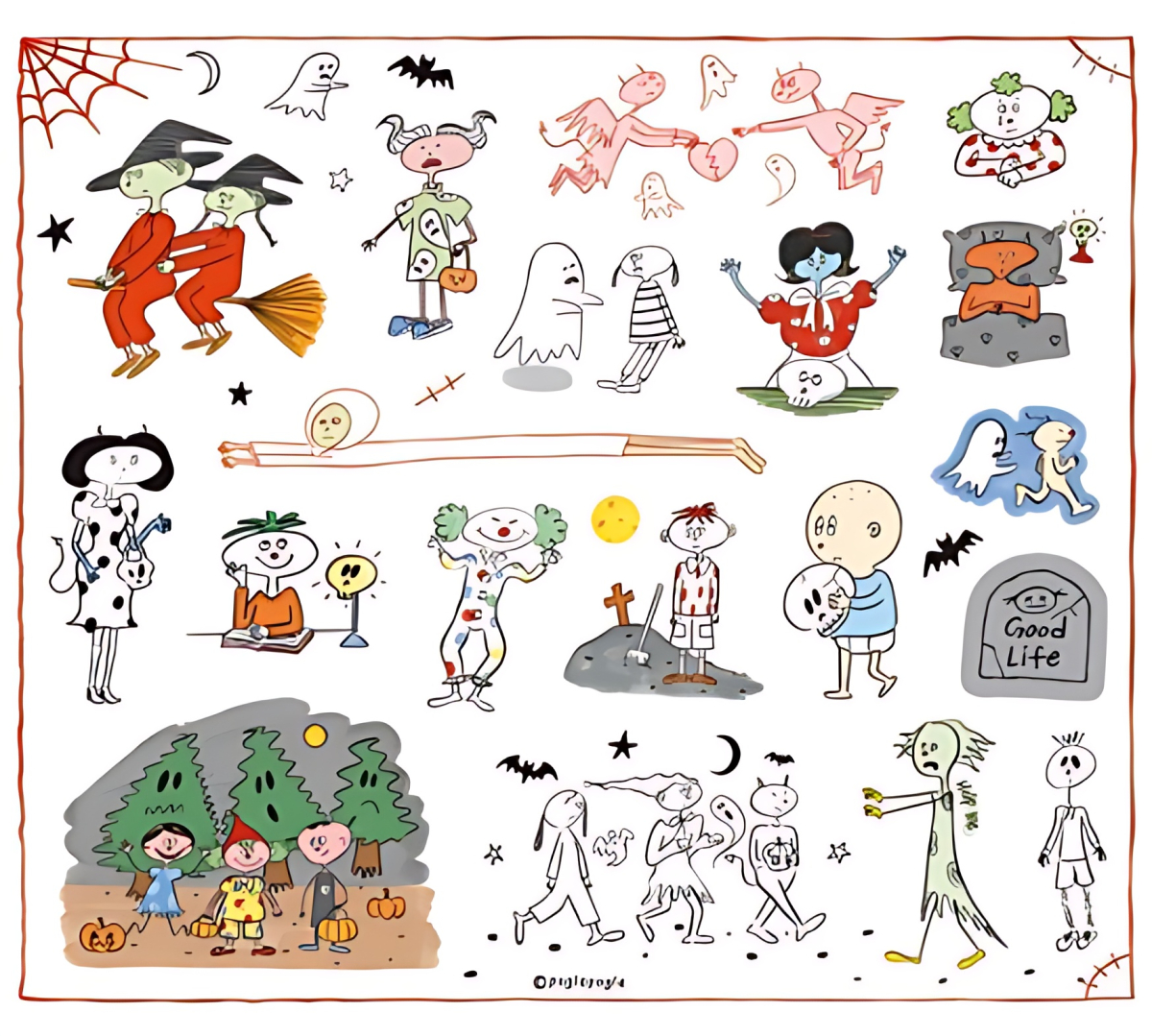 POGLE POGLE Halloween Sticker