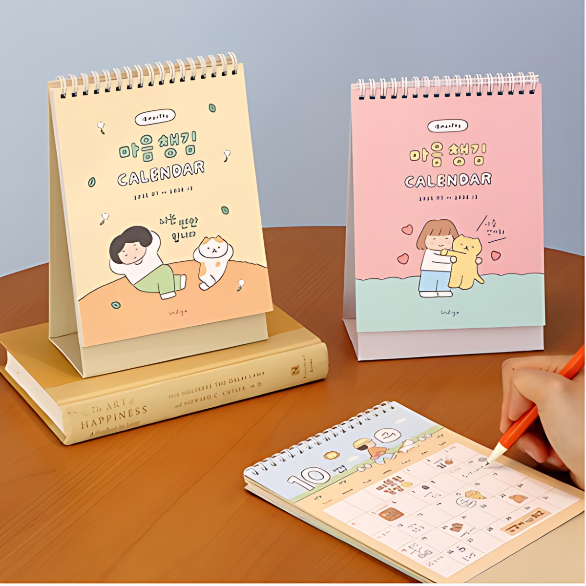 INDIGO Mindfulness 18-Month Desk Calendar