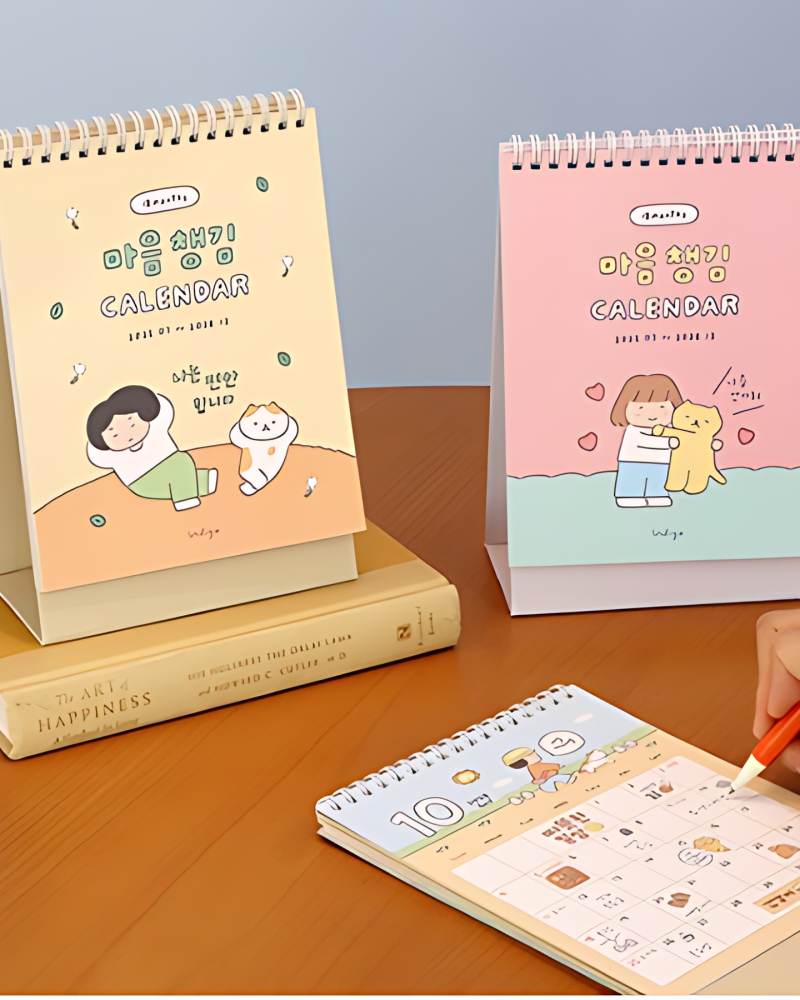 INDIGO Mindfulness 18-Month Desk Calendar