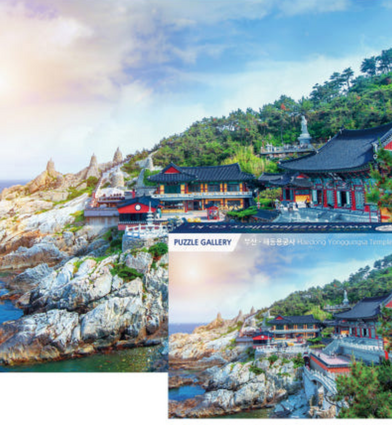 PUZZLE GALLERY 500 Piece Busan Haedong Yonggungsa Jigsaw Puzzle