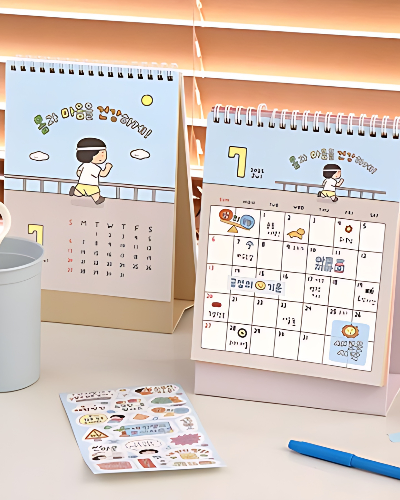 Alternative view of INDIGO Mindfulness 18-Month Desk Calendar