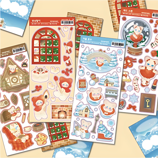 DDODDO.FRIENDS Year-End Seal Sticker Package
