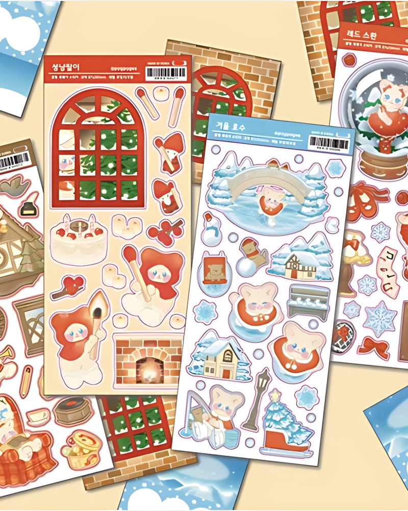 DDODDO.FRIENDS Year-End Seal Sticker Package