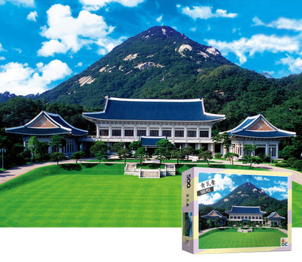 PUZZLE GALLERY 500 Piece Jigsaw Puzzle Blue House(Cheong Wa Dae) in Seoul South Korea