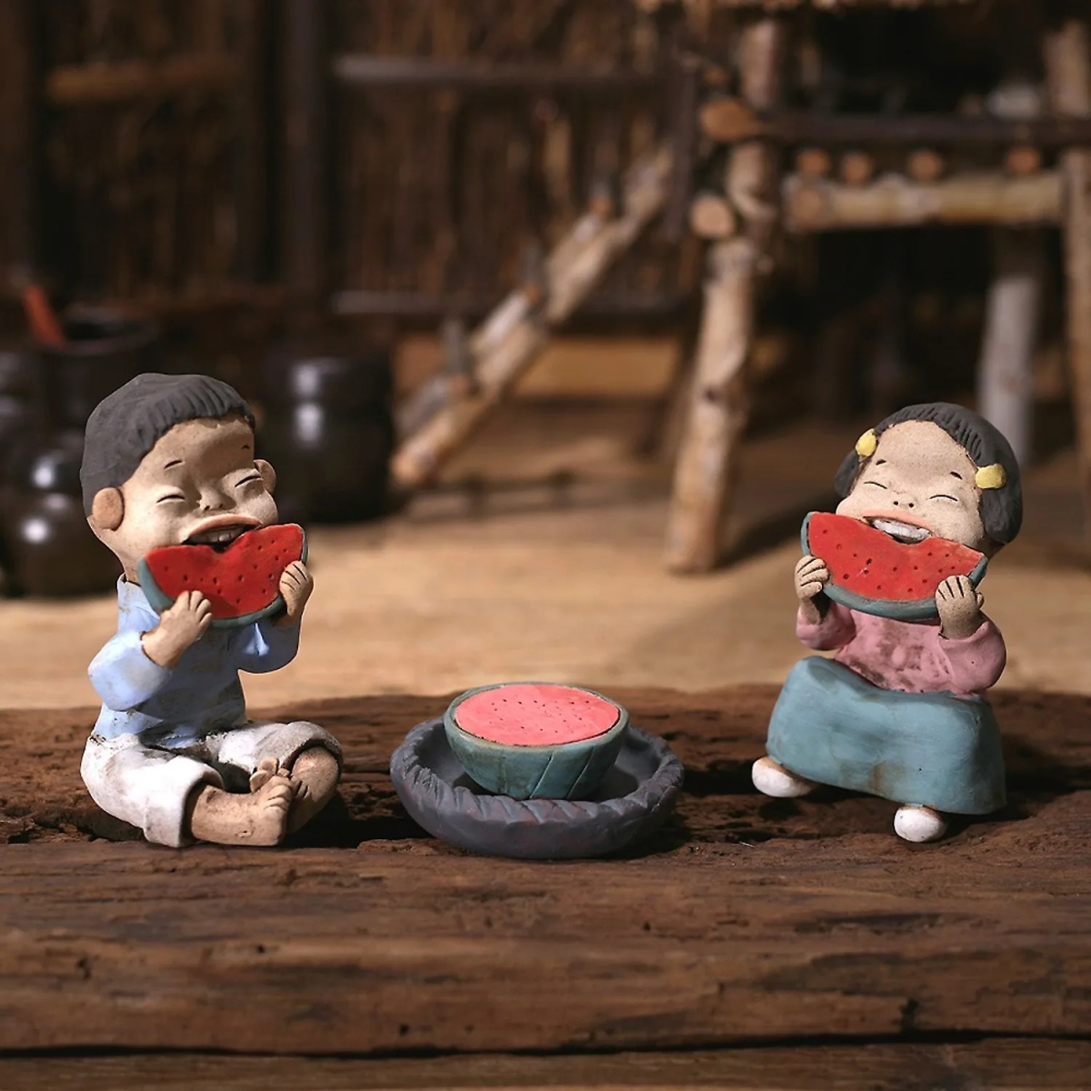 Korean Watermelon Figurine