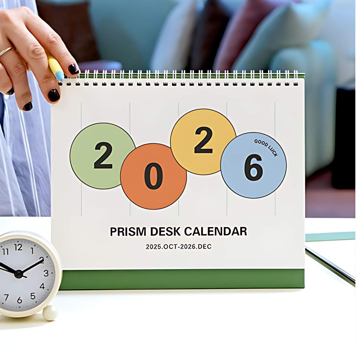 INDIGO 2026 Prism Desk Calendar
