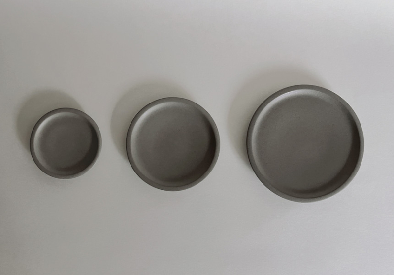 Alternative view of gocsun Nap Plate Mud Gray