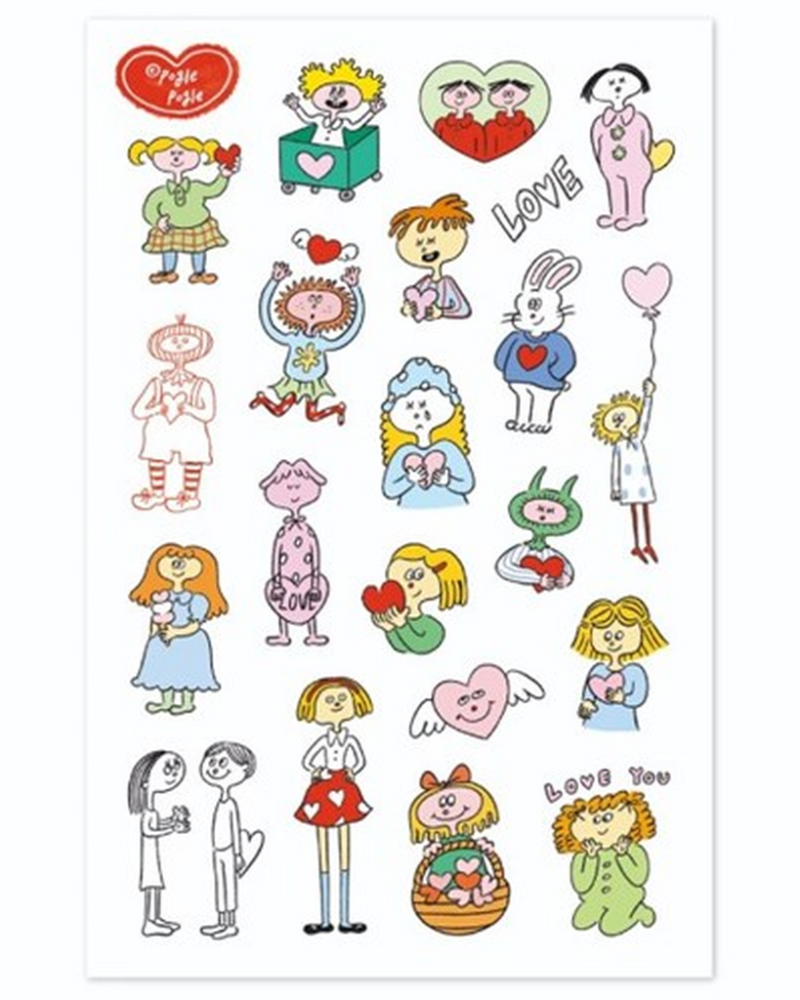 POGLE POGLE Send Heart Sticker 2sheets