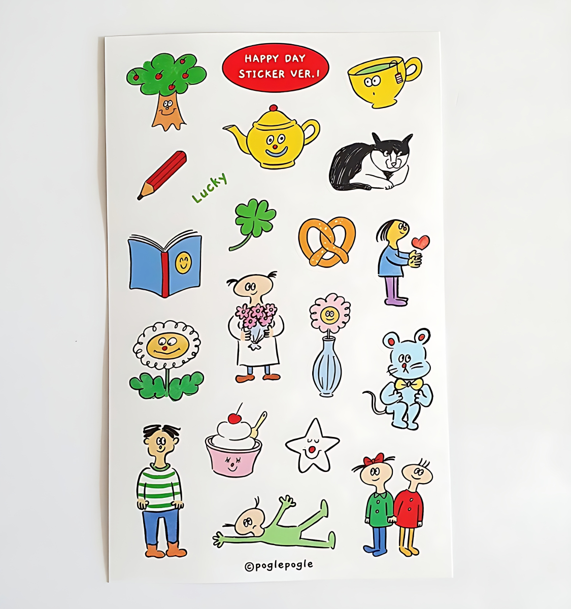 Alternative view of POGLE POGLE Happy Day Sticker ver.1