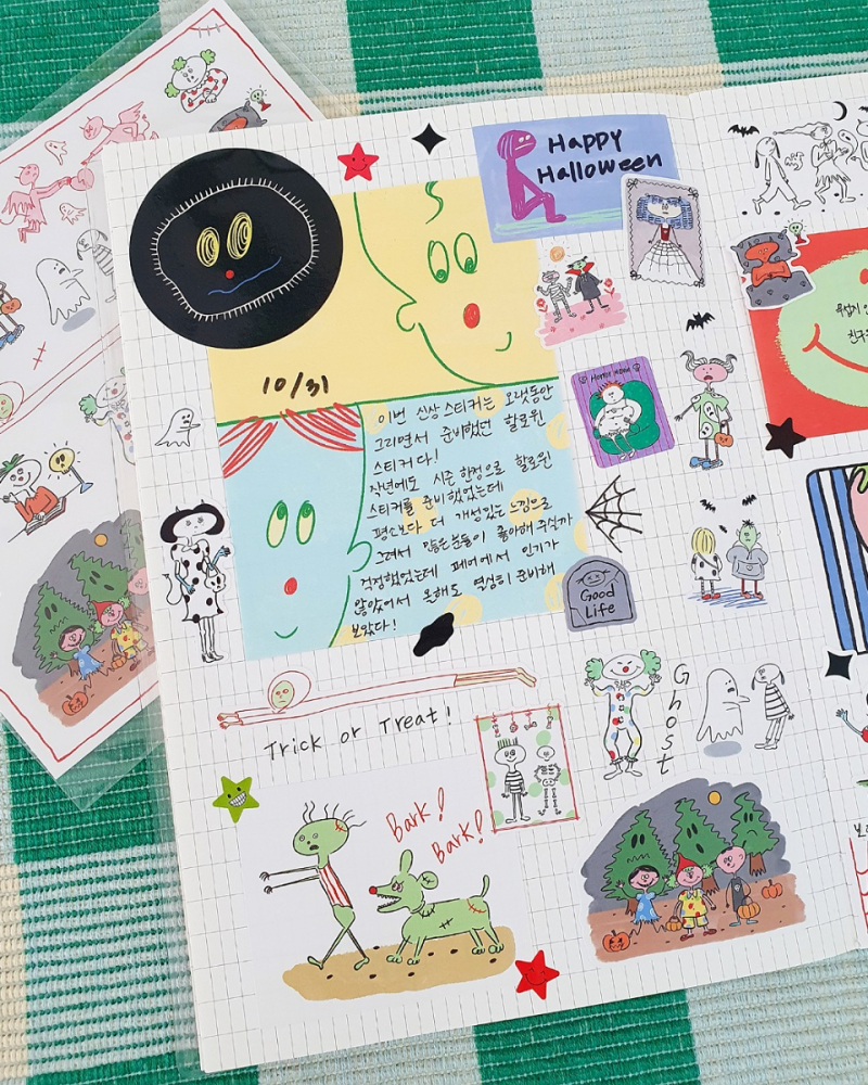 Alternative view of POGLE POGLE Halloween Sticker