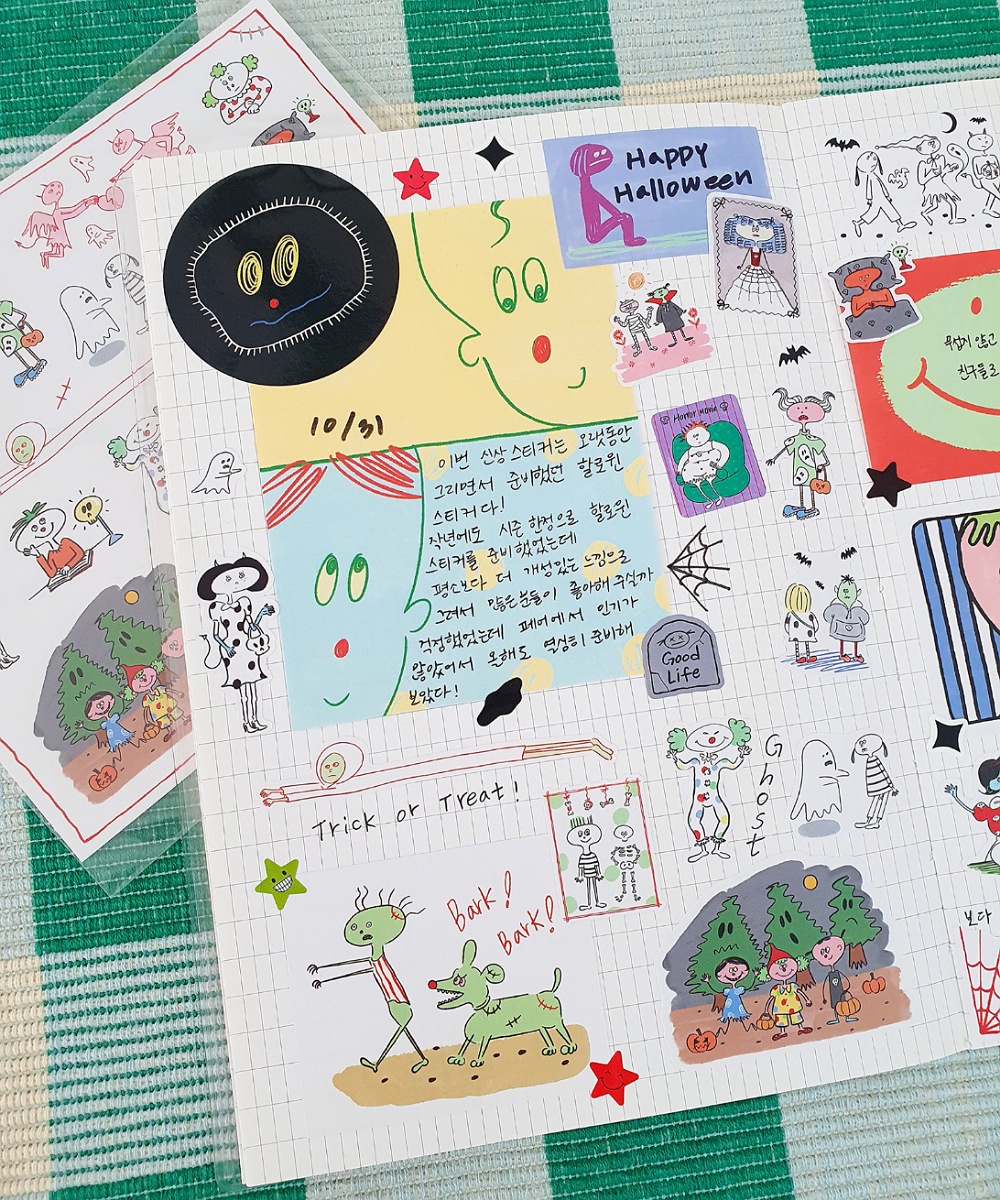 Alternative view of POGLE POGLE Halloween Sticker