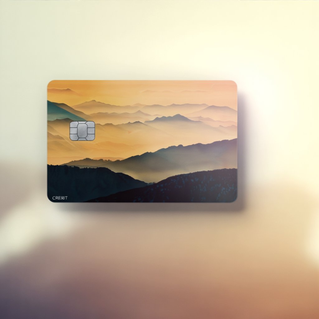 Alternative view of Korean Mujudeogyusan Landscape Card Sticker Cover