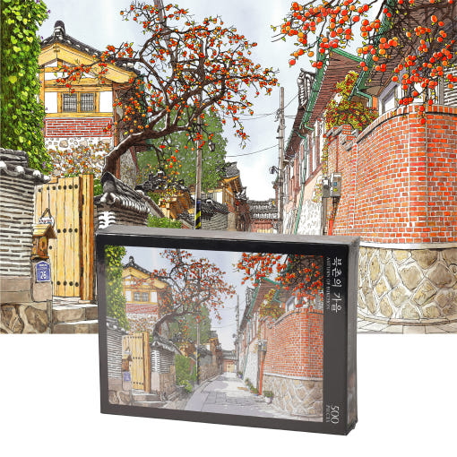 500 Piece Jigsaw Puzzle – Autumn in Bukchon