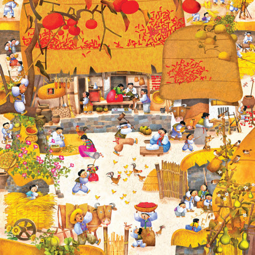 500 Piece Jigsaw Puzzle – Autumn in Korea: Chuseok