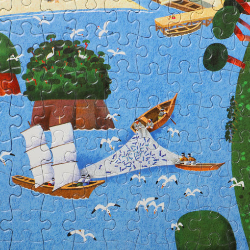 Alternative view of 1000 Piece Korean Summer Jigsaw Puzzle